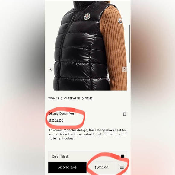 ‼️Moncler‼️ Ghany Down Vest.
Size 1. - Picture 4 of 16